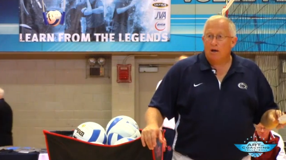 Russ Rode Russ Rose on the pancake - The Art of Coaching Volleyball