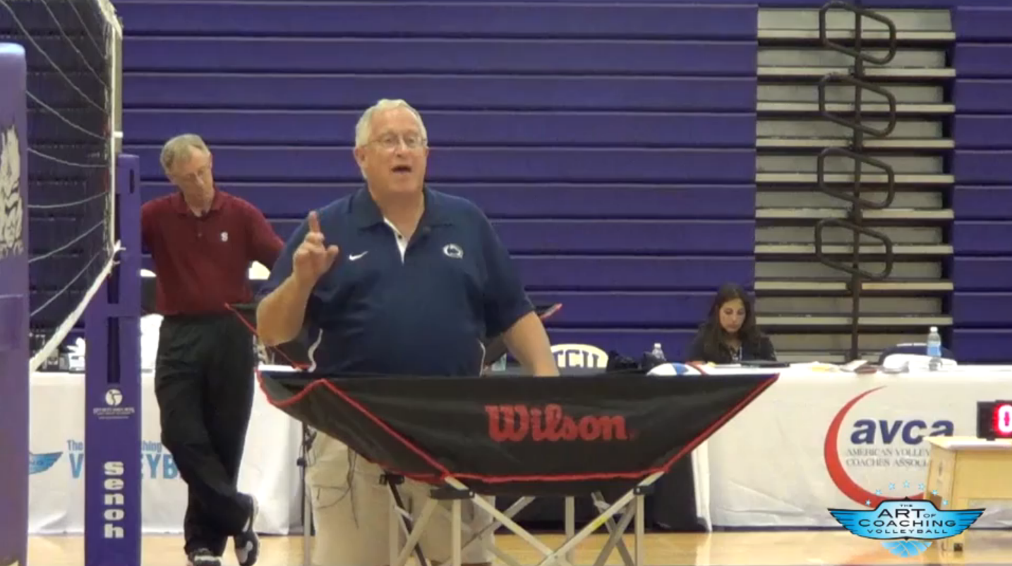 Russ Rode Setter first ball drills with Russ Rose - The Art of Coaching Volleyball