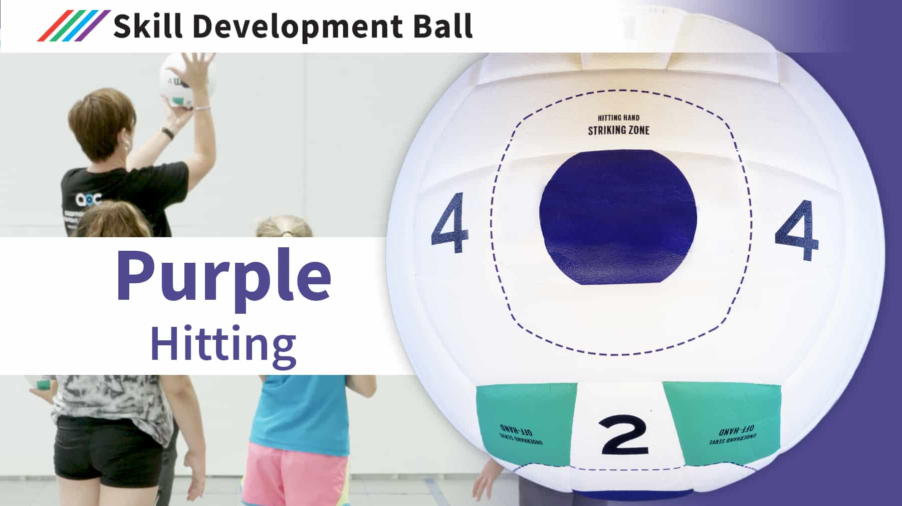 PURPLE How-to: Hitting hands striking zone - The Art of Coaching Volleyball