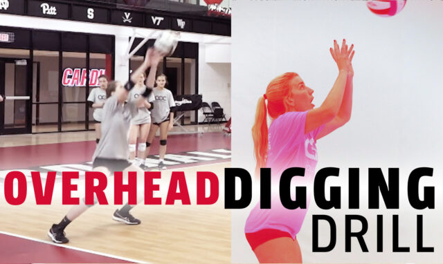 Overhead Digging Volleyball for Beginners & Young Athletes - The Art of Coaching Volleyball