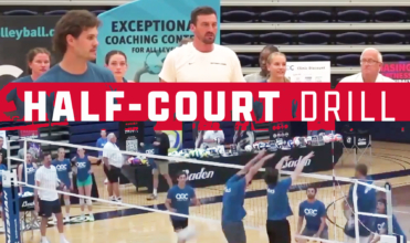 Half-court-volleyball-drill